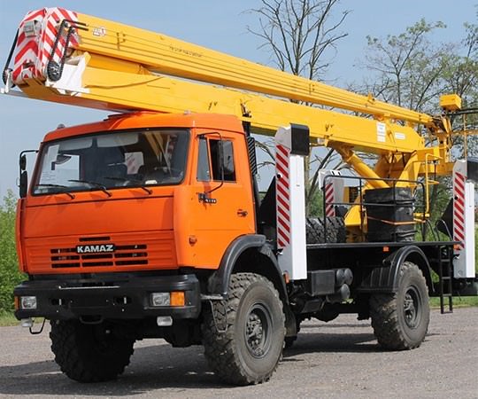 Аренда автовышки в Прокопьевске и  Кемеровской области